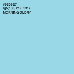 #99D9E7 - Morning Glory Color Image